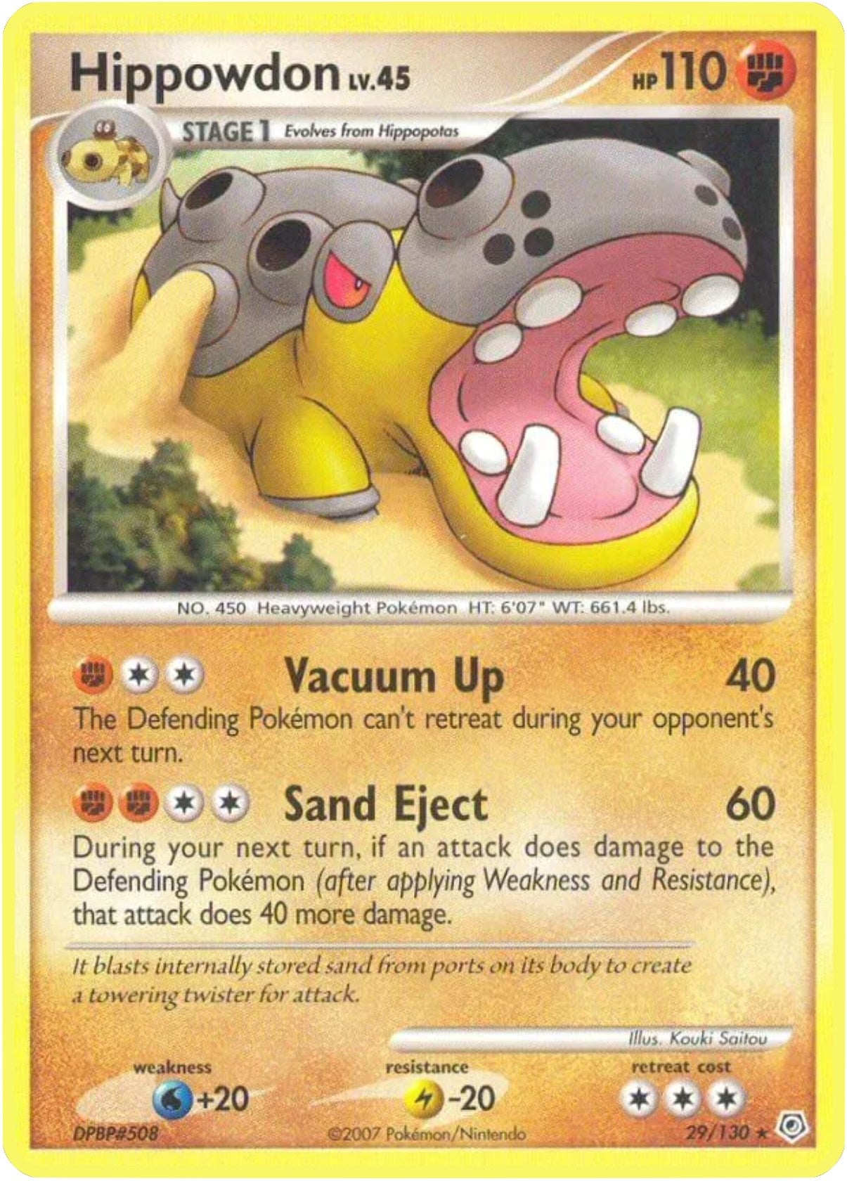 Image for Hippowdon (29/130) [Diamond and Pearl] - Pokemon