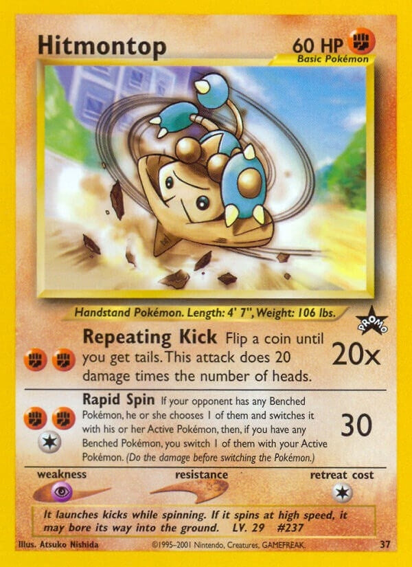 Hitmontop (37/53) [WoTC Promo]