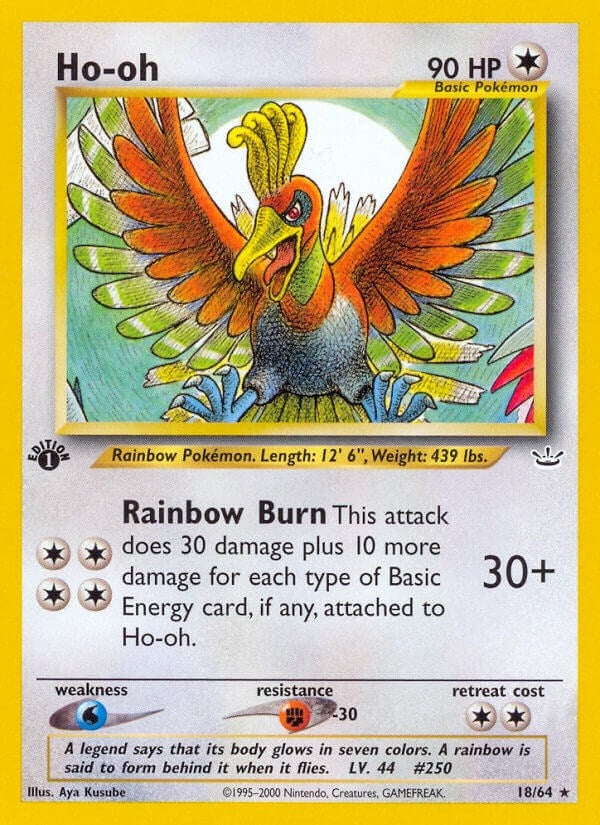 Image for Ho-oh (18) (18/64) [Neo Revelation] - Pokemon