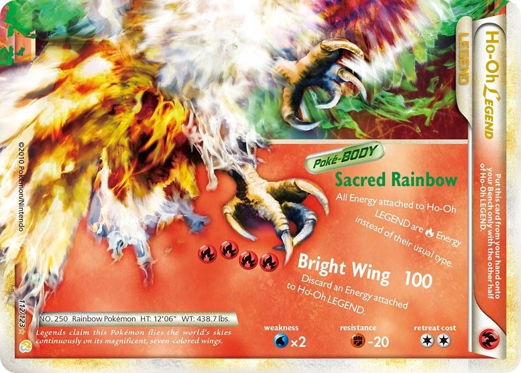 Image for Ho-Oh Legend (Bottom) (112/123) [HeartGold SoulSilver] - Pokemon