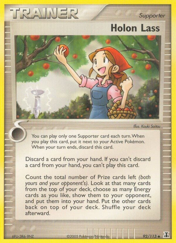 Image for Holon Lass (92/113) [Delta Species] - Pokemon