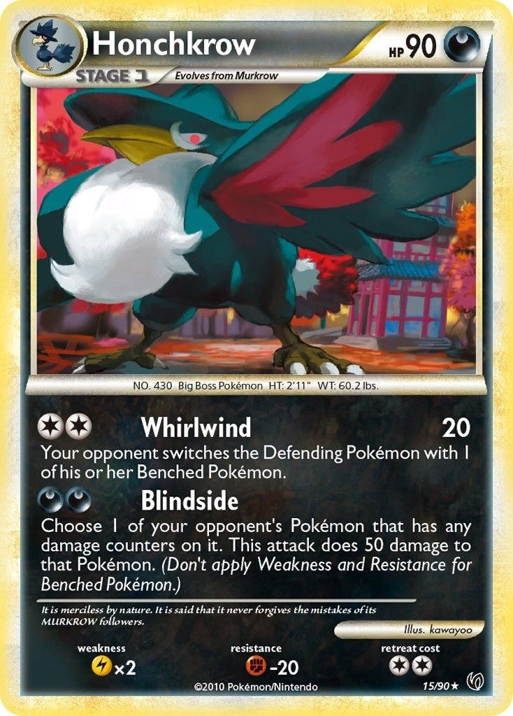 Image for Honchkrow (15) (15/90) [Undaunted] - Pokemon