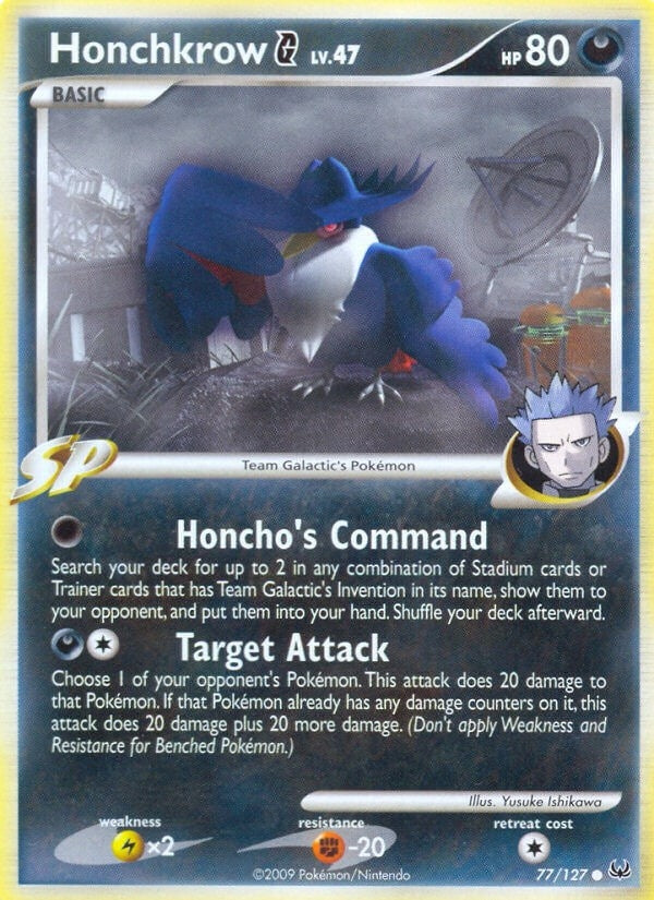 Image for Honchkrow G (77/127) [Platinum] - Pokemon