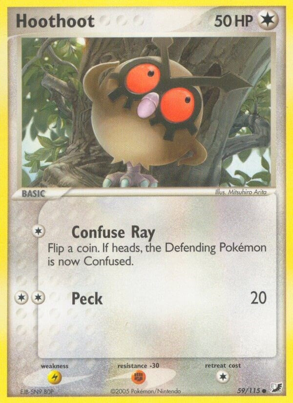 Image for Hoothoot (59/115) [Unseen Forces] - Pokemon