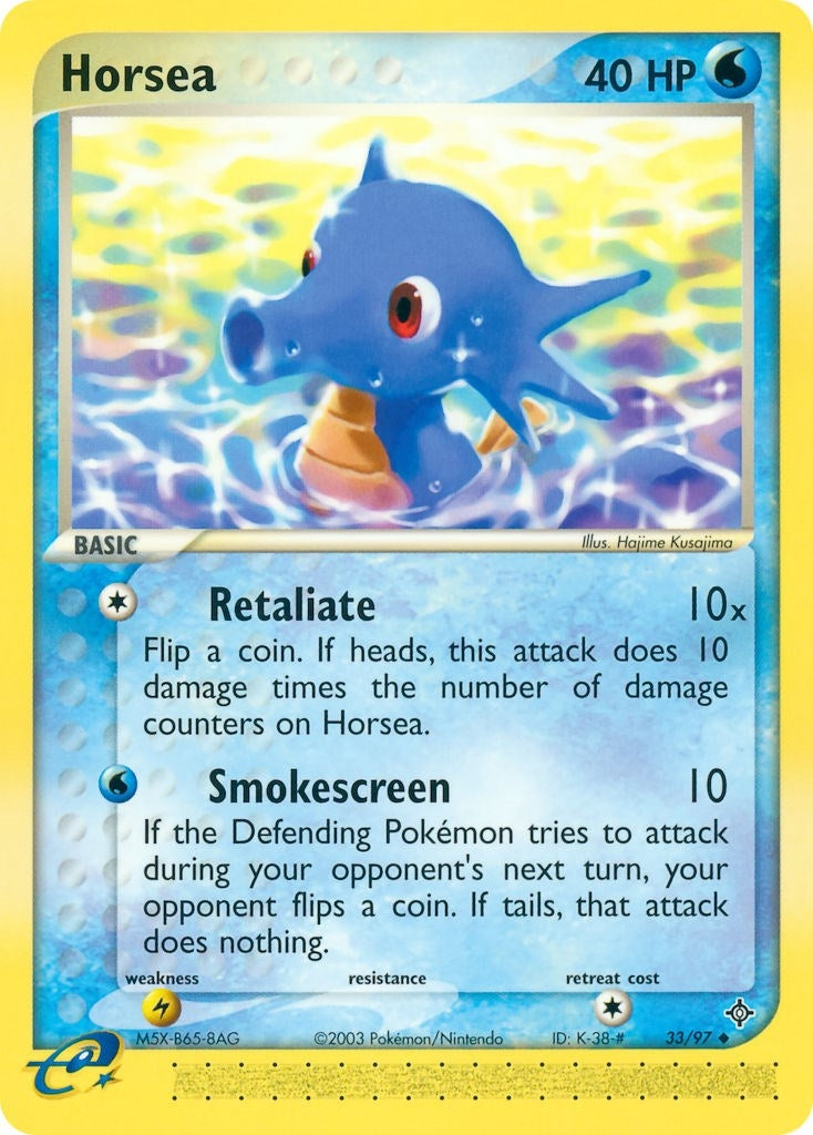 Image for Horsea (33/97) [Dragon] - Pokemon