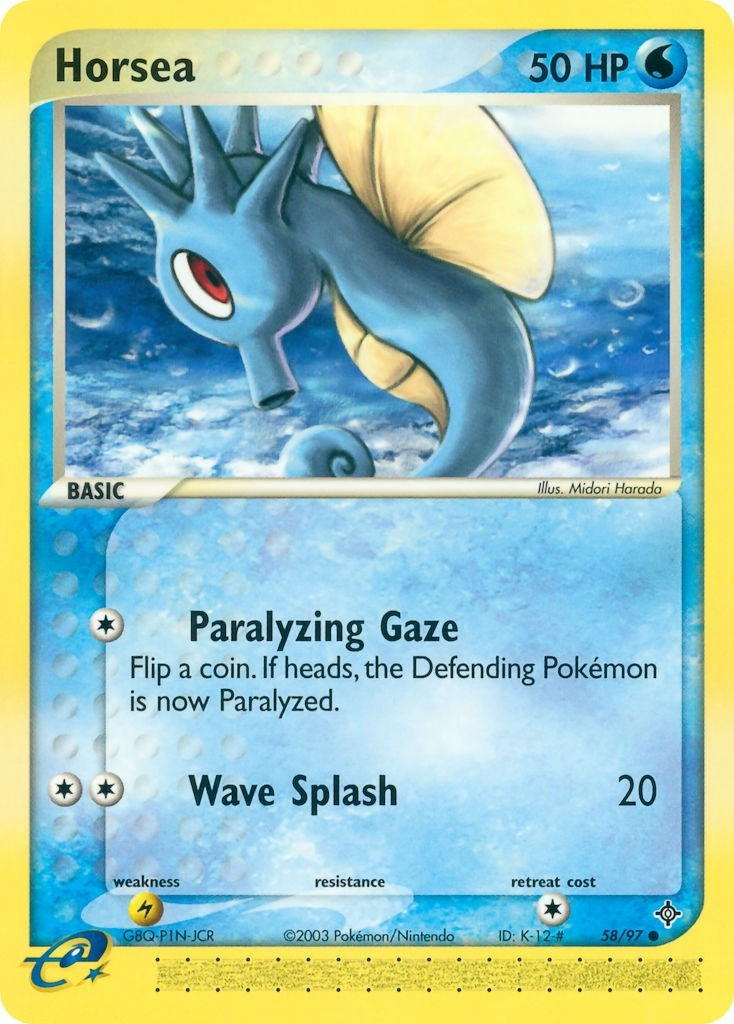 Image for Horsea (58/97) [Dragon] - Pokemon
