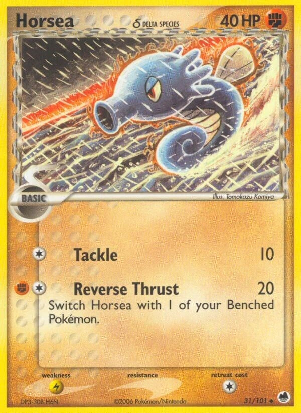 Image for Horsea - 031/101 (Delta Species) (31/101) [Dragon Frontiers] - Pokemon