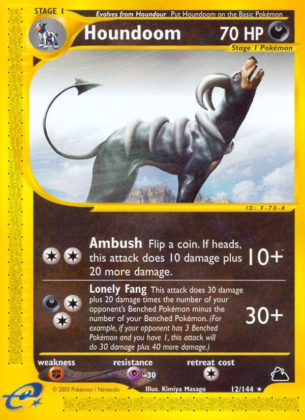 Image for Houndoom (12) (012/144) [Skyridge] - Pokemon