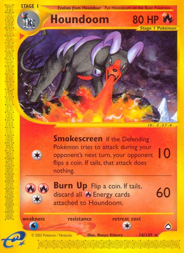 Image for Houndoom (14) (014/147) [Aquapolis] - Pokemon