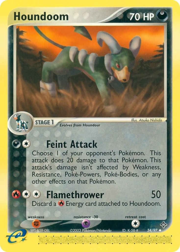 Image for Houndoom (34/97) [Dragon] - Pokemon