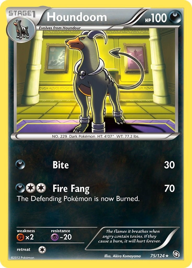 Image for Houndoom (75/124) [Dragons Exalted] - Pokemon