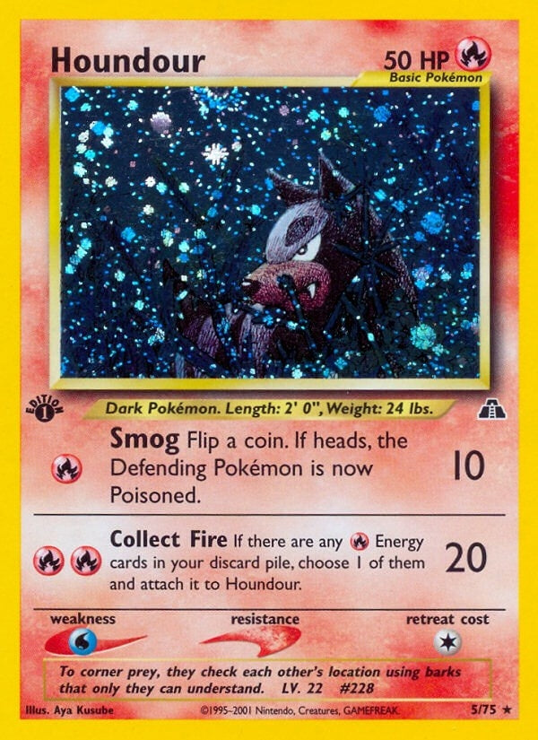 Image for Houndour (5) (05/75) [Neo Discovery] - Pokemon