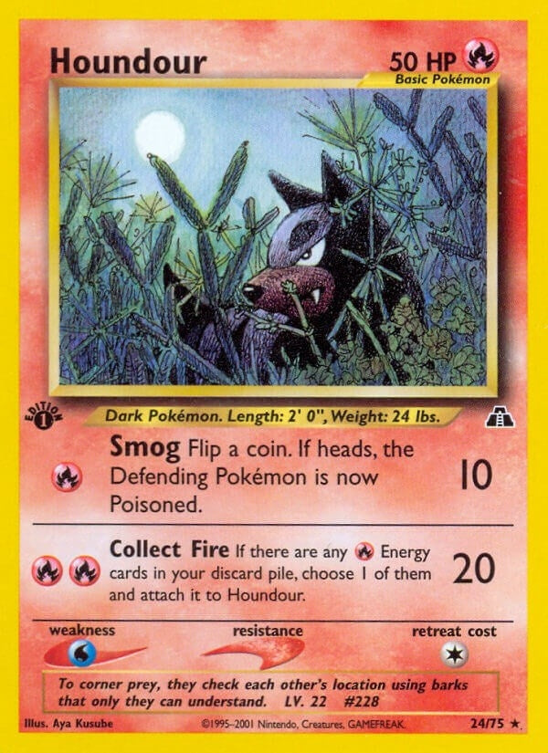 Image for Houndour (24) (24/75) [Neo Discovery] - Pokemon