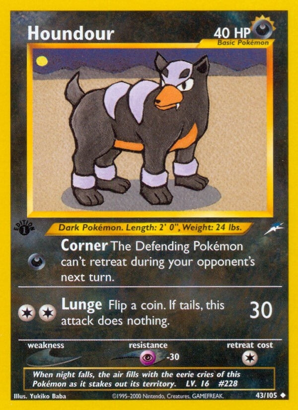 Image for Houndour (043/105) [Neo Destiny] - Pokemon