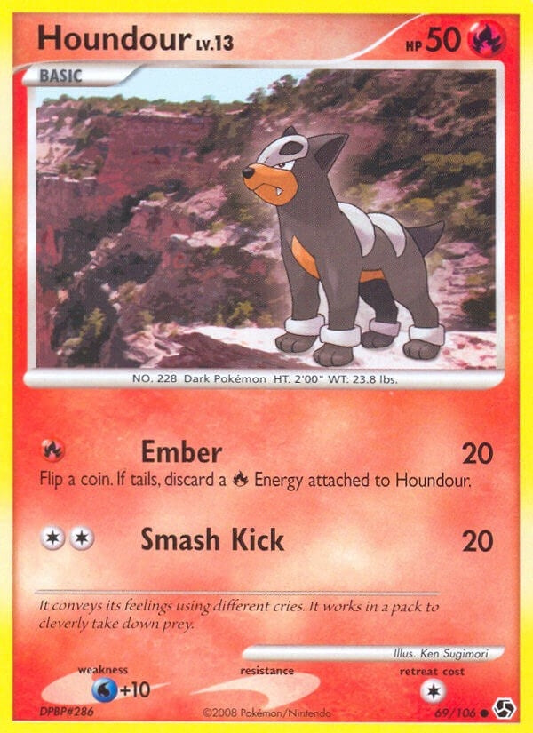 Image for Houndour (69/106) [Great Encounters] - Pokemon