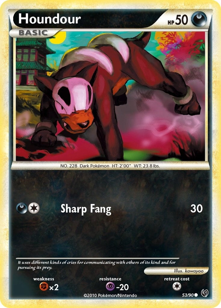 Image for Houndour (53) (53/90) [Undaunted] - Pokemon