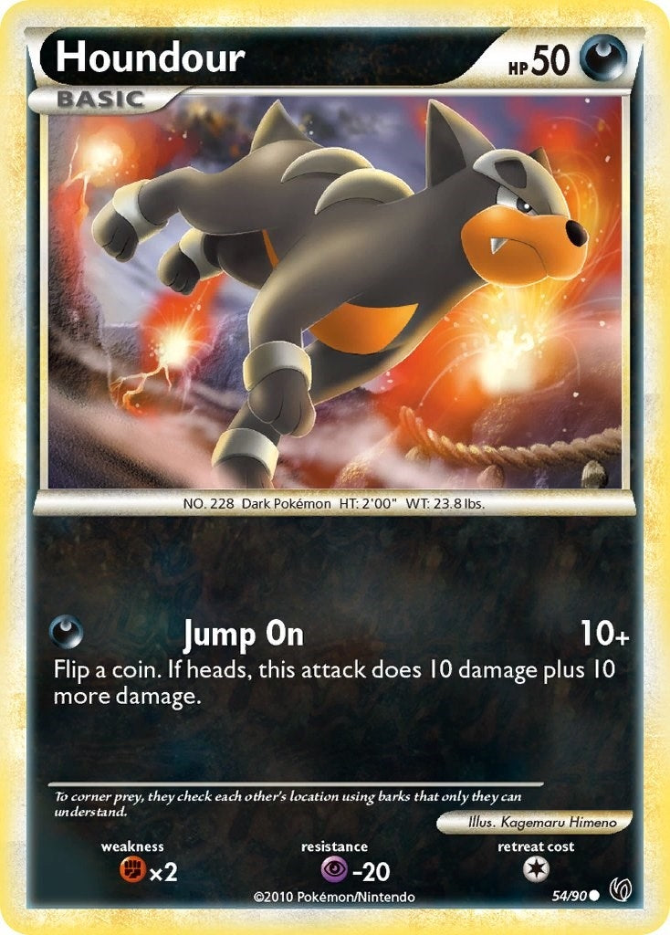 Image for Houndour (54) (54/90) [Undaunted] - Pokemon
