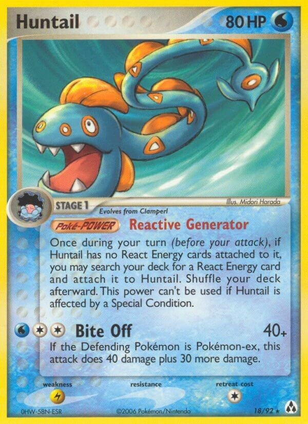 Image for Huntail (18/92) [Legend Maker] - Pokemon