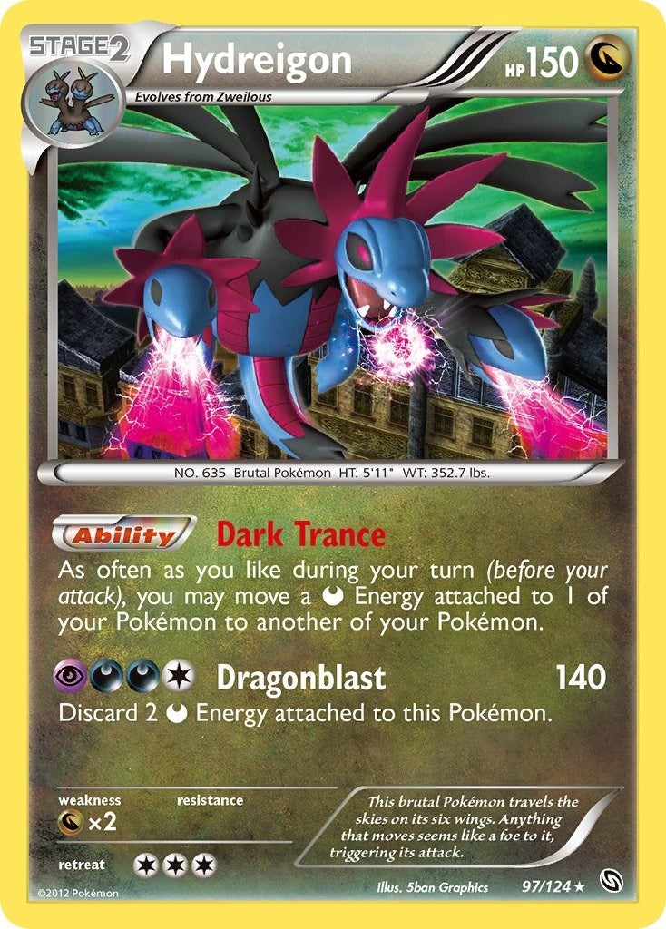 Image for Hydreigon (97) (97/124) [Dragons Exalted] - Pokemon