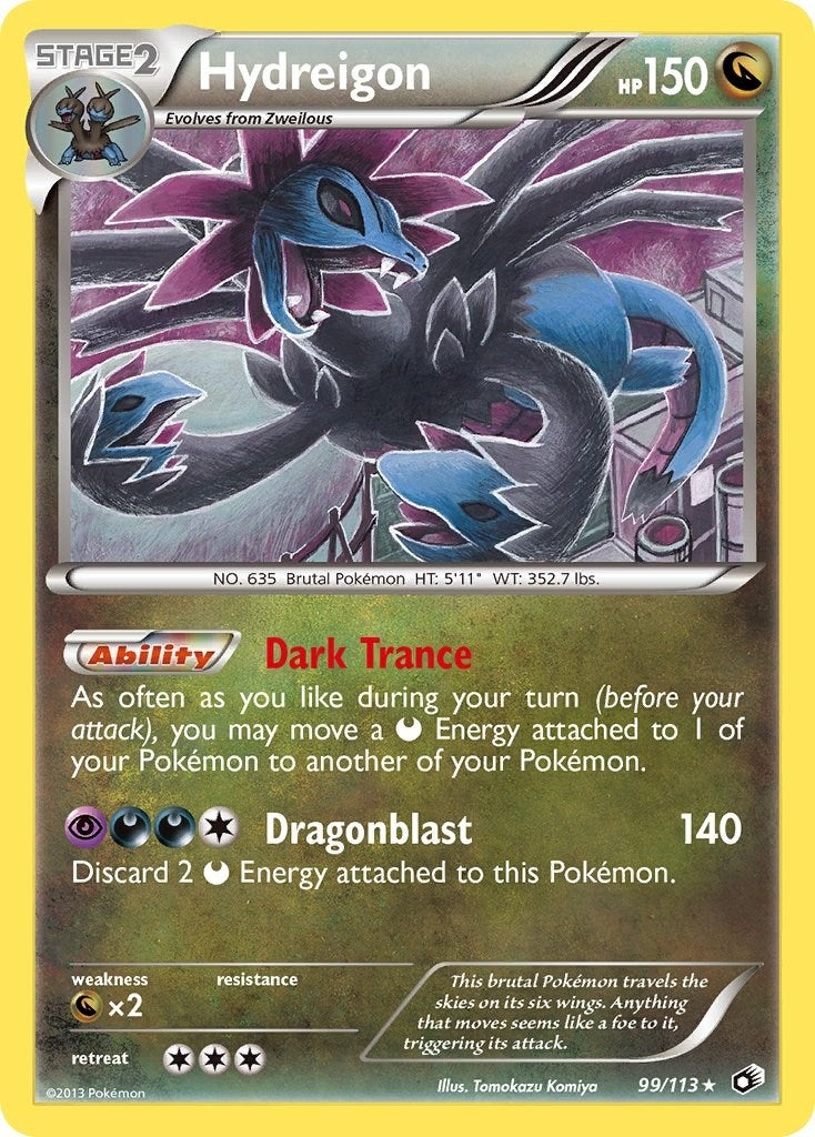 Image for Hydreigon (99/113) [Legendary Treasures] - Pokemon