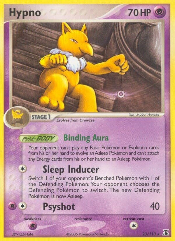 Image for Hypno (23/113) [Delta Species] - Pokemon