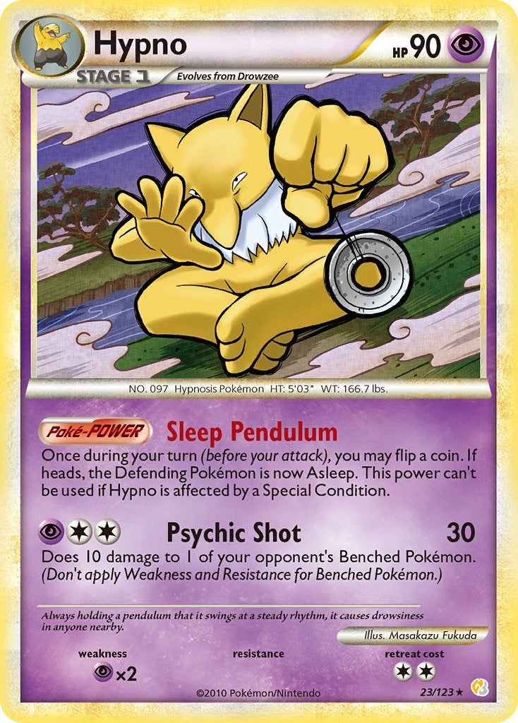 Image for Hypno (23/123) [HeartGold SoulSilver] - Pokemon