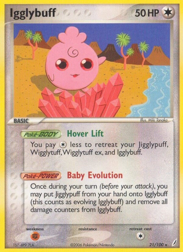 Image for Igglybuff (21/100) [Crystal Guardians] - Pokemon