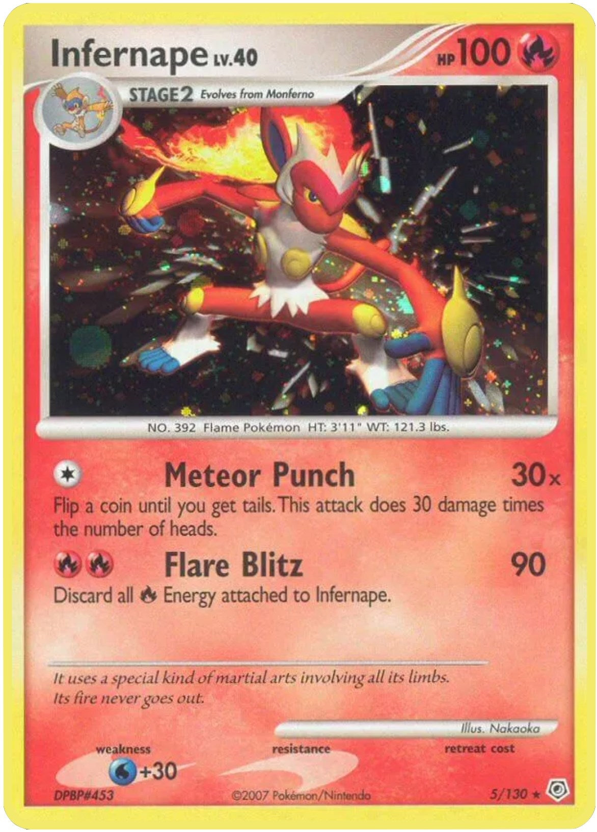 Image for Infernape (5/130) [Diamond and Pearl] - Pokemon