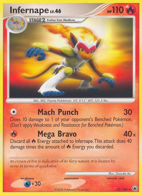 Image for Infernape (22/100) [Majestic Dawn] - Pokemon