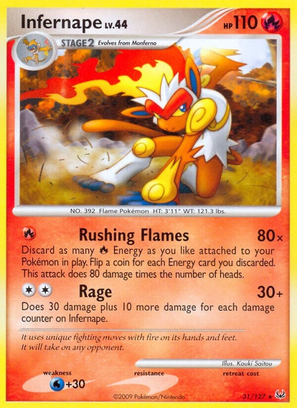 Image for Infernape (31/127) [Platinum] - Pokemon