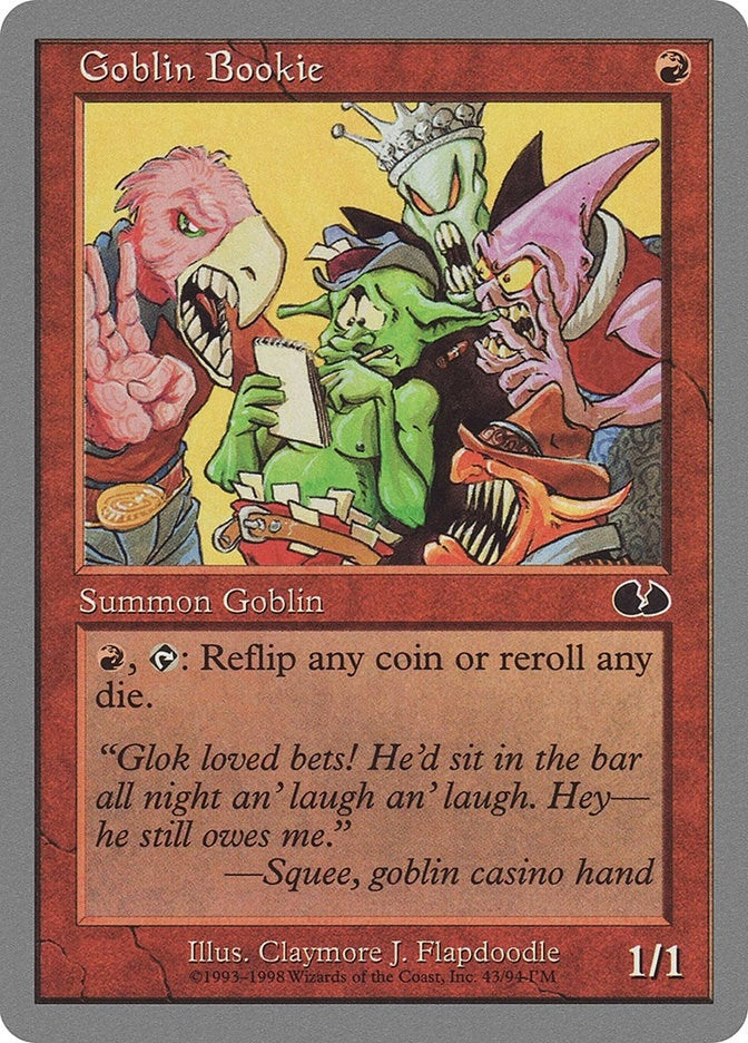 Image for Goblin Bookie (43) [Unglued] - Magic: The Gathering