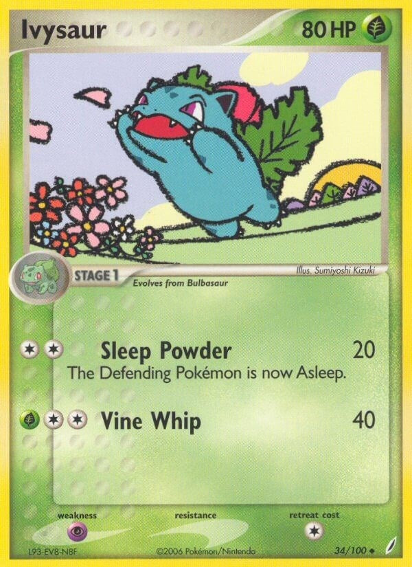 Image for Ivysaur (34/100) [Crystal Guardians] - Pokemon