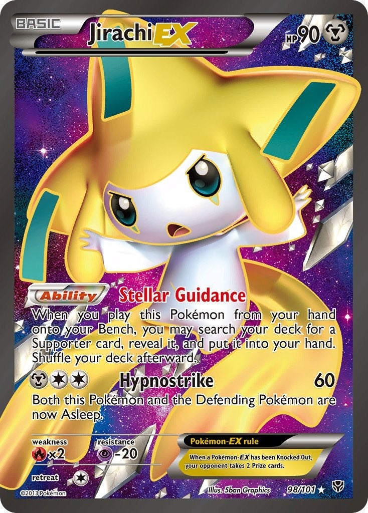 Image for Jirachi EX (98 Full Art) (98/101) [Plasma Blast] - Pokemon