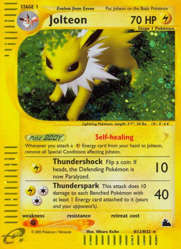 Image for Jolteon (H12) (H12/H32) [Skyridge] - Pokemon