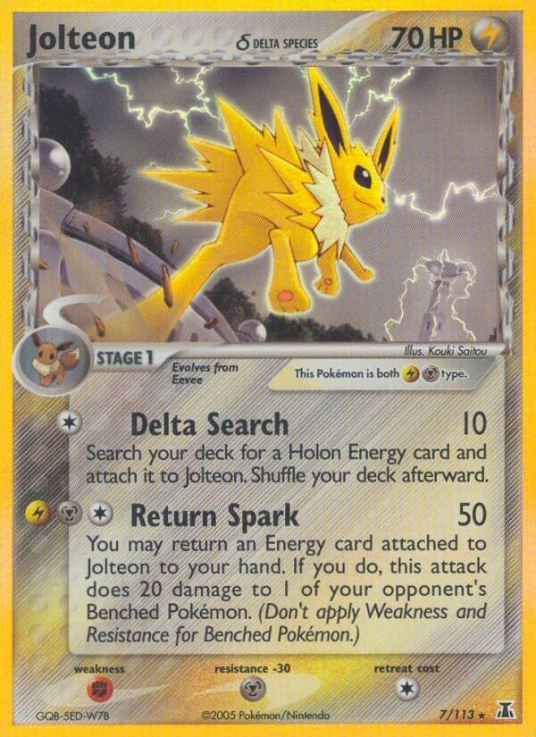 Image for Jolteon (Delta Species) (7/113) [Delta Species] - Pokemon