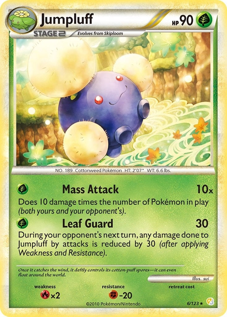 Image for Jumpluff (6/123) [HeartGold SoulSilver] - Pokemon