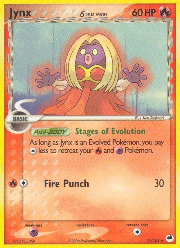Image for Jynx (Delta Species) (17/101) [Dragon Frontiers] - Pokemon