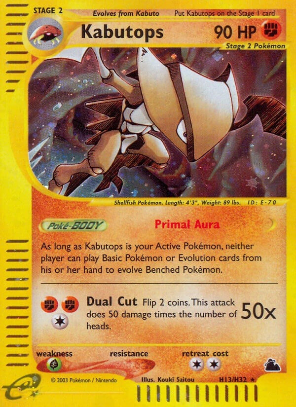 Image for Kabutops (H13) (H13/H32) [Skyridge] - Pokemon