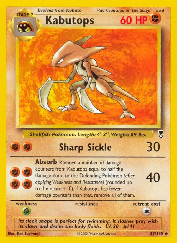 Image for Kabutops (027/110) [Legendary Collection] - Pokemon
