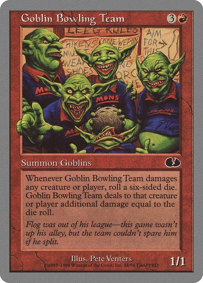 Image for Goblin Bowling Team (44) [Unglued] - Magic: The Gathering