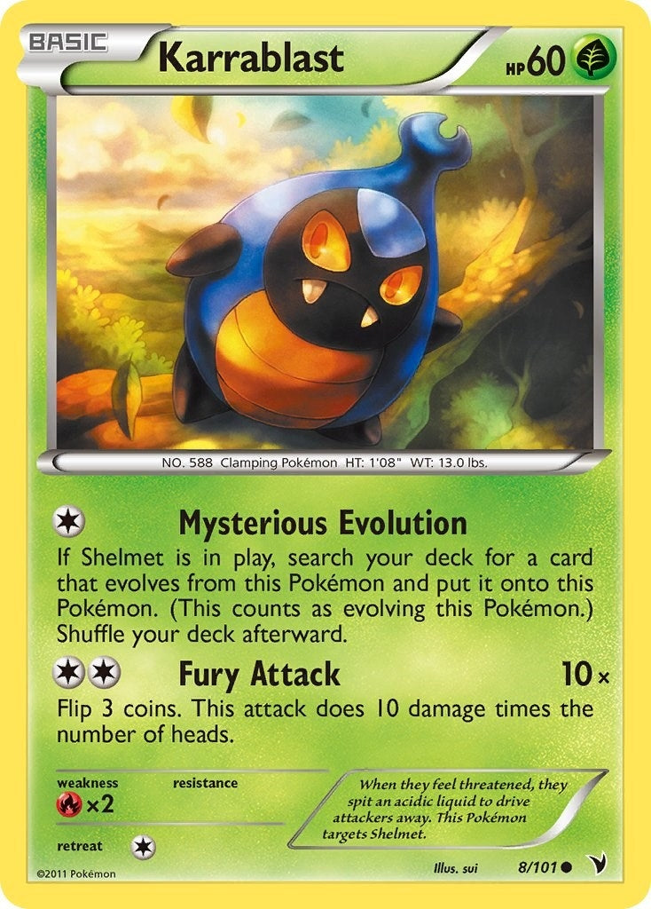 Image for Karrablast (8/101) [Noble Victories] - Pokemon