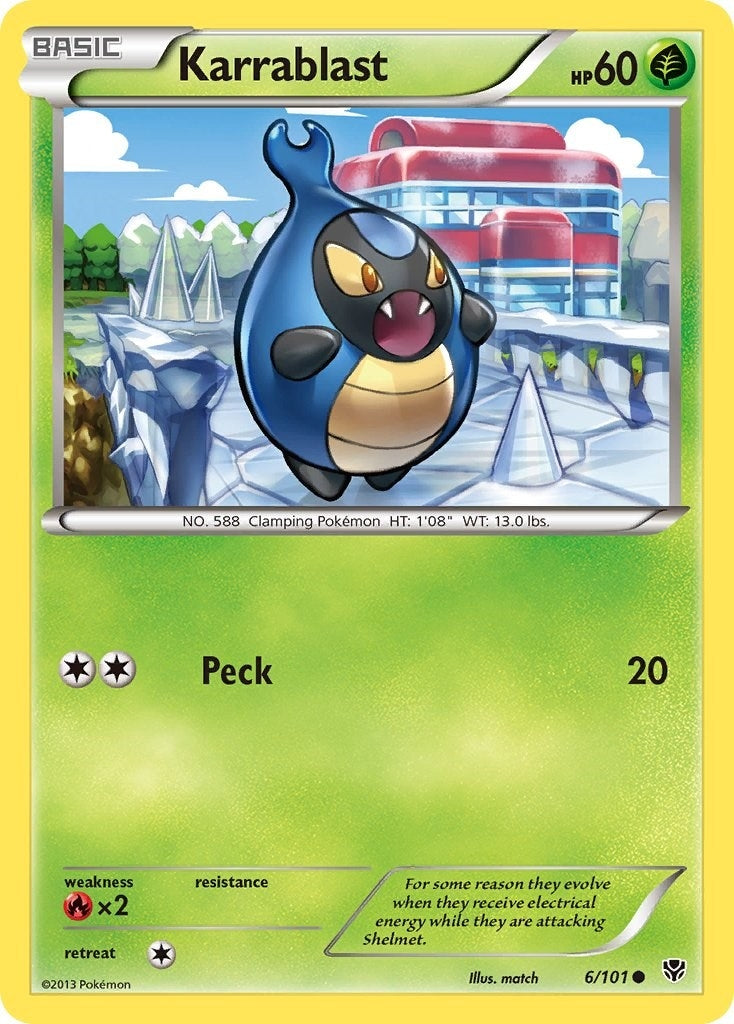 Image for Karrablast (6/101) [Plasma Blast] - Pokemon