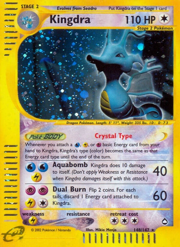 Image for Kingdra (148) (148/147) [Aquapolis] - Pokemon