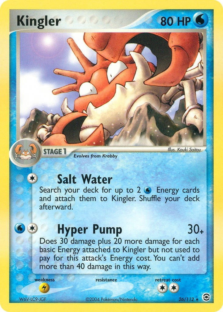 Image for Kingler (26/112) [FireRed & LeafGreen] - Pokemon