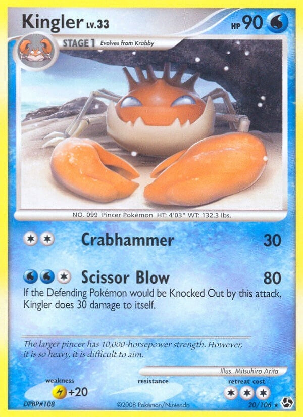 Image for Kingler (20/106) [Great Encounters] - Pokemon