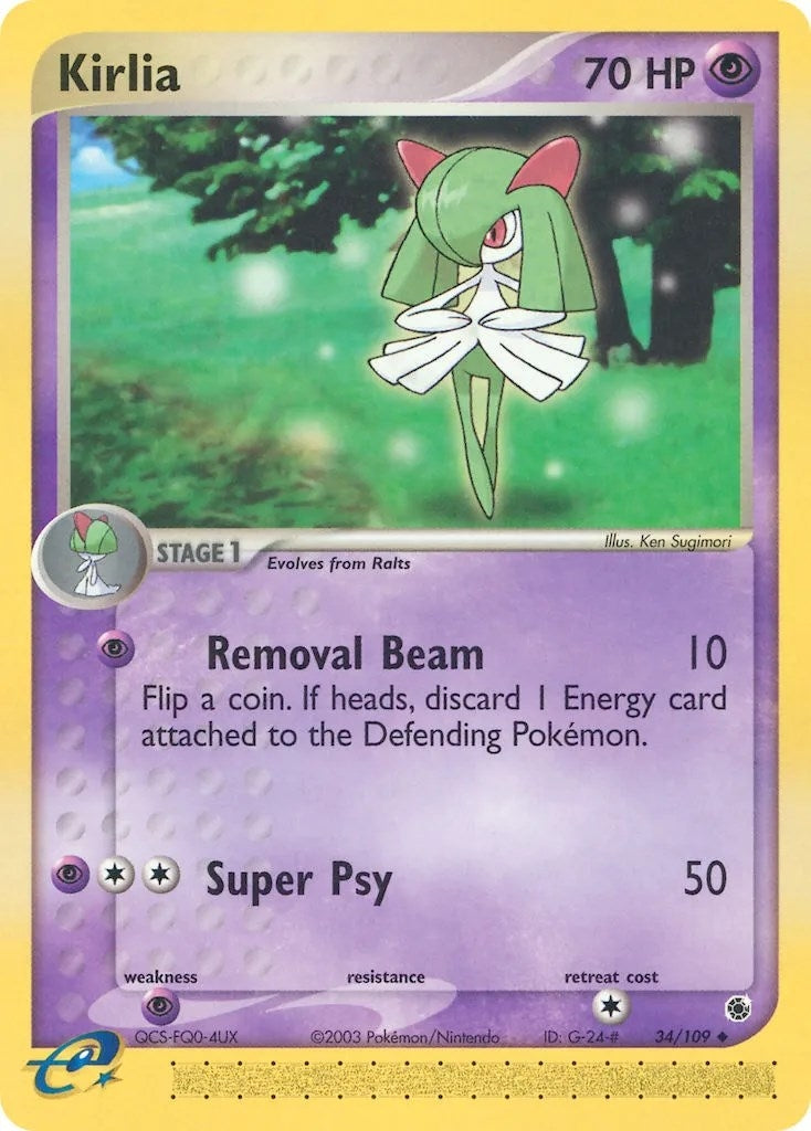 Image for Kirlia (34/109) [Ruby and Sapphire] - Pokemon
