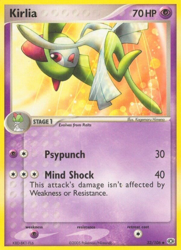 Image for Kirlia (33/106) [Emerald] - Pokemon