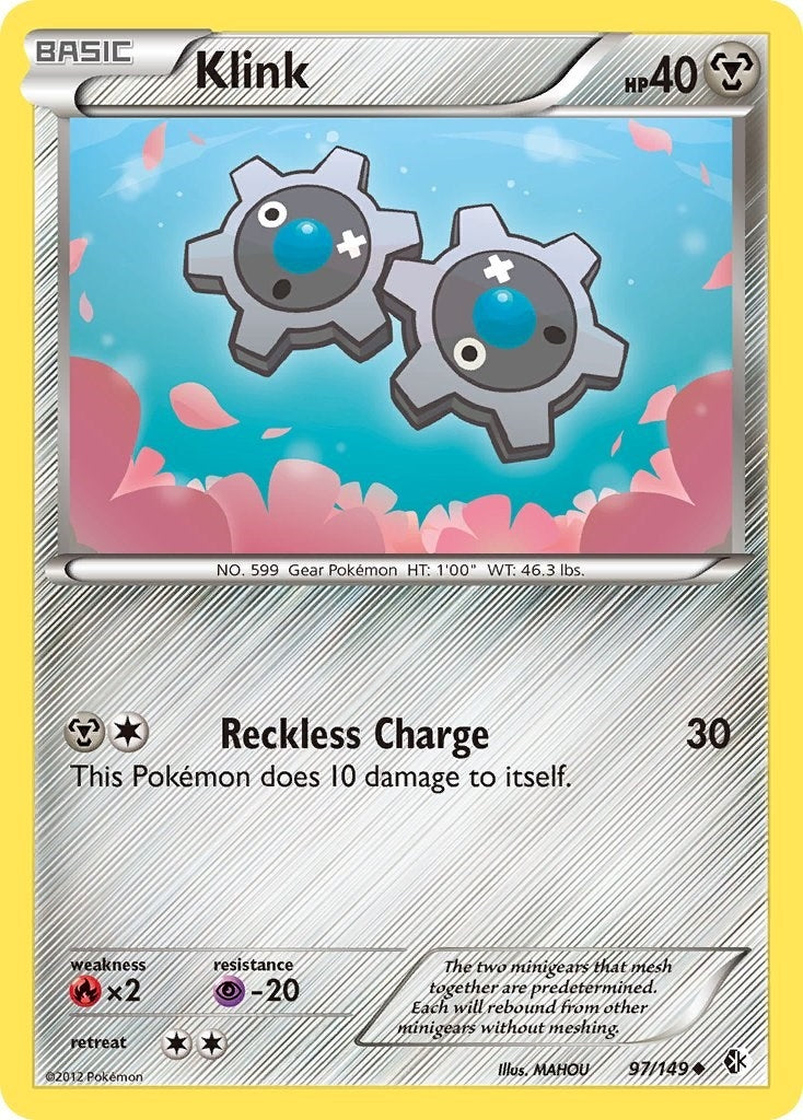 Image for Klink (97/149) [Boundaries Crossed] - Pokemon