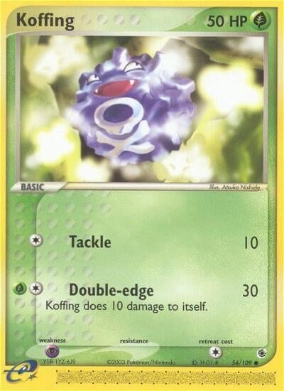 Image for Koffing (54/109) [Ruby and Sapphire] - Pokemon