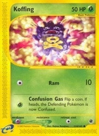 Image for Koffing (114/165) [Expedition] - Pokemon